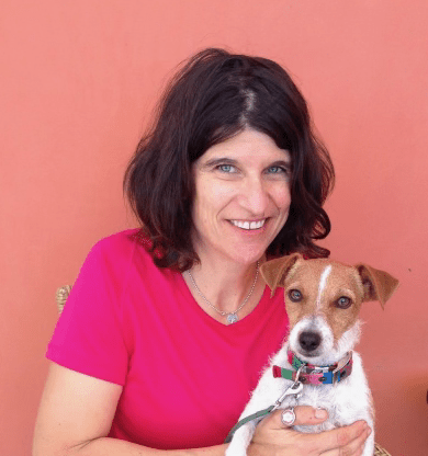 Dr. Nesha Morse with dog, Daisy.